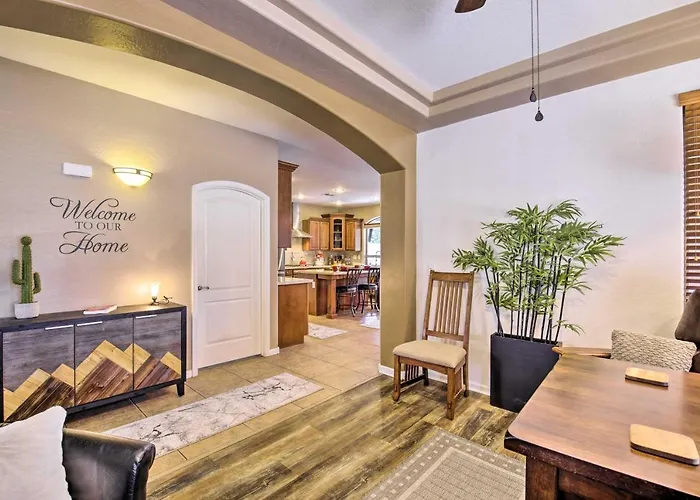 Ferienhaus Family Gem In Phoenix W/ Saltwater Pool & Theater Queen Creek