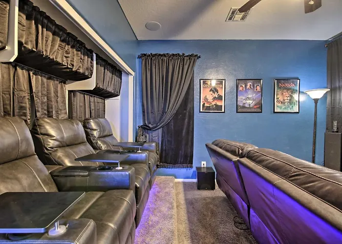 Ferienhaus Family Gem In Phoenix W/ Saltwater Pool & Theater Queen Creek